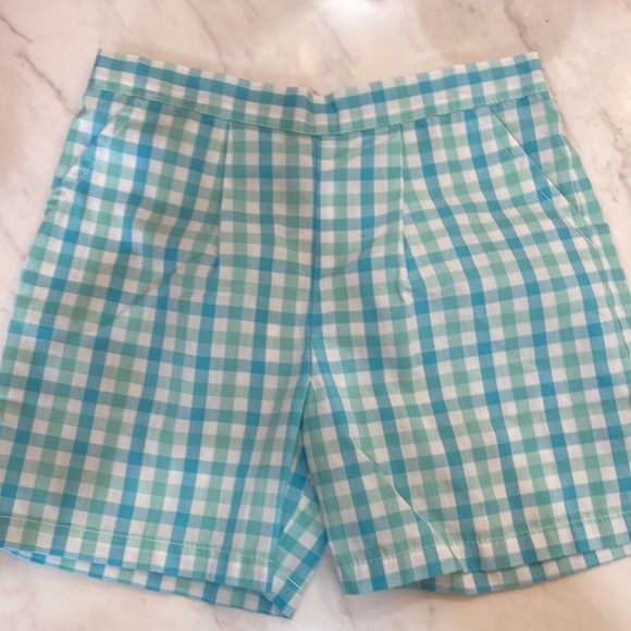 Alex 035 gingham shorts & shirt set - Picture 2 of 2
